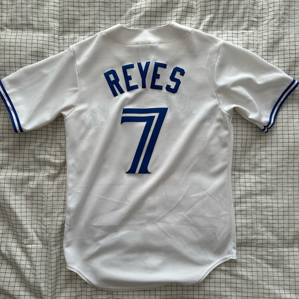 Toronto Blue Jays Jose Reyes Authentic Majestic Jersey Size Small